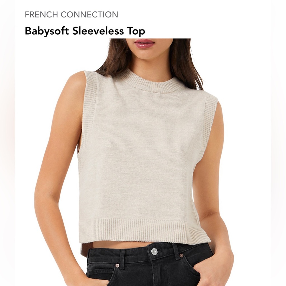 French Connection Sleeveless Knit Top